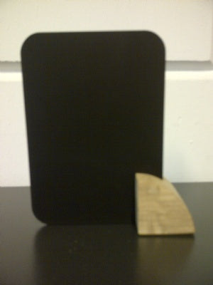 Klika - Kreidetafel A6 mit Eichenblock 60x60x30