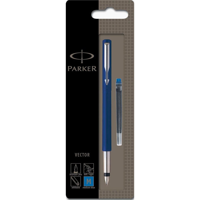 Parker - Vector Fountain Pen Blue, auf Blister