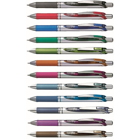 Pentel -  Gelschrijver  bl77 energel m oranje | 12 stuks