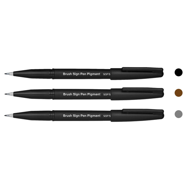 Pentel -  Brushpen  sesp15-spx sign sepia