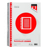 Quantore - Bloc de lecture A4 diamant 5mm 23 trous 100 feuilles 70gr