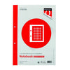 Quantore - Bloc de cours A4 diamant 4x8 commercial avec marge