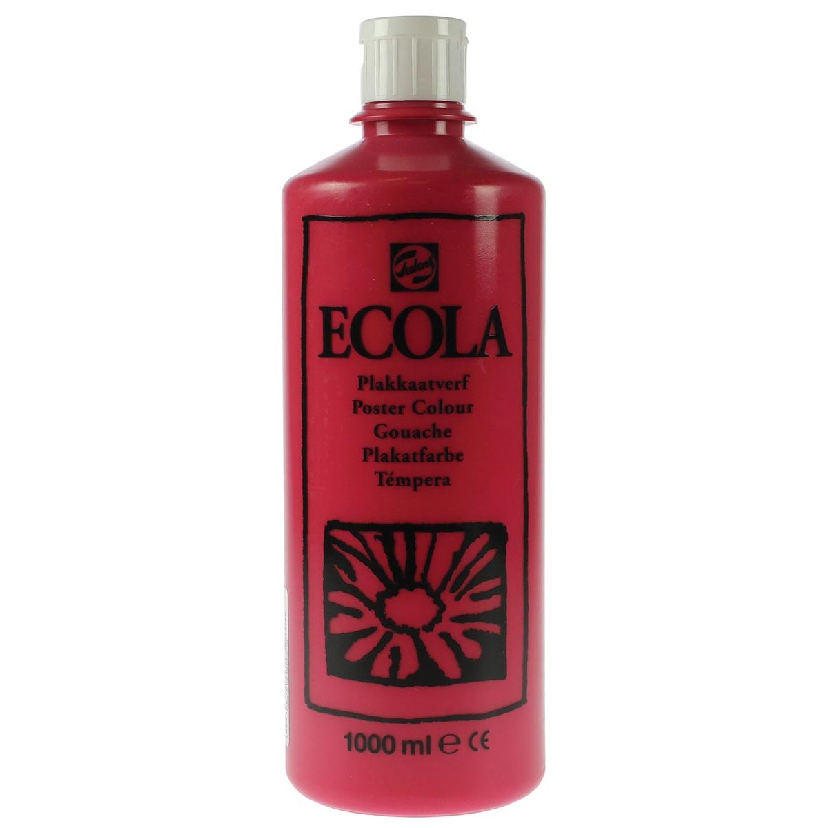 Talens - Gouache Ecola flacon 1000 ml, carmin