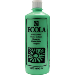 Talens - Gouache Ecola flacon 1000 ml, vert clair