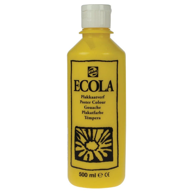 TALENS - ECOLA PLAKKAATVERF Full 500 ml, Geel