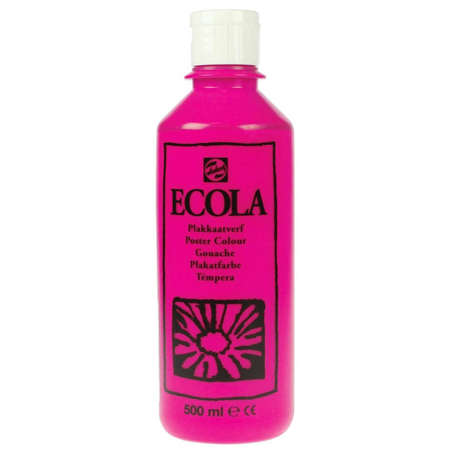 Talens - Ecola Gouache 500 ml Flasche, Tyrian Pink (Magenta)