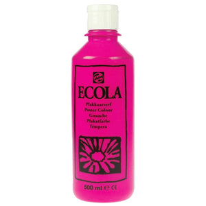 Talens - Gouache Ecola flacon 500 ml, rose tyrien (magenta)