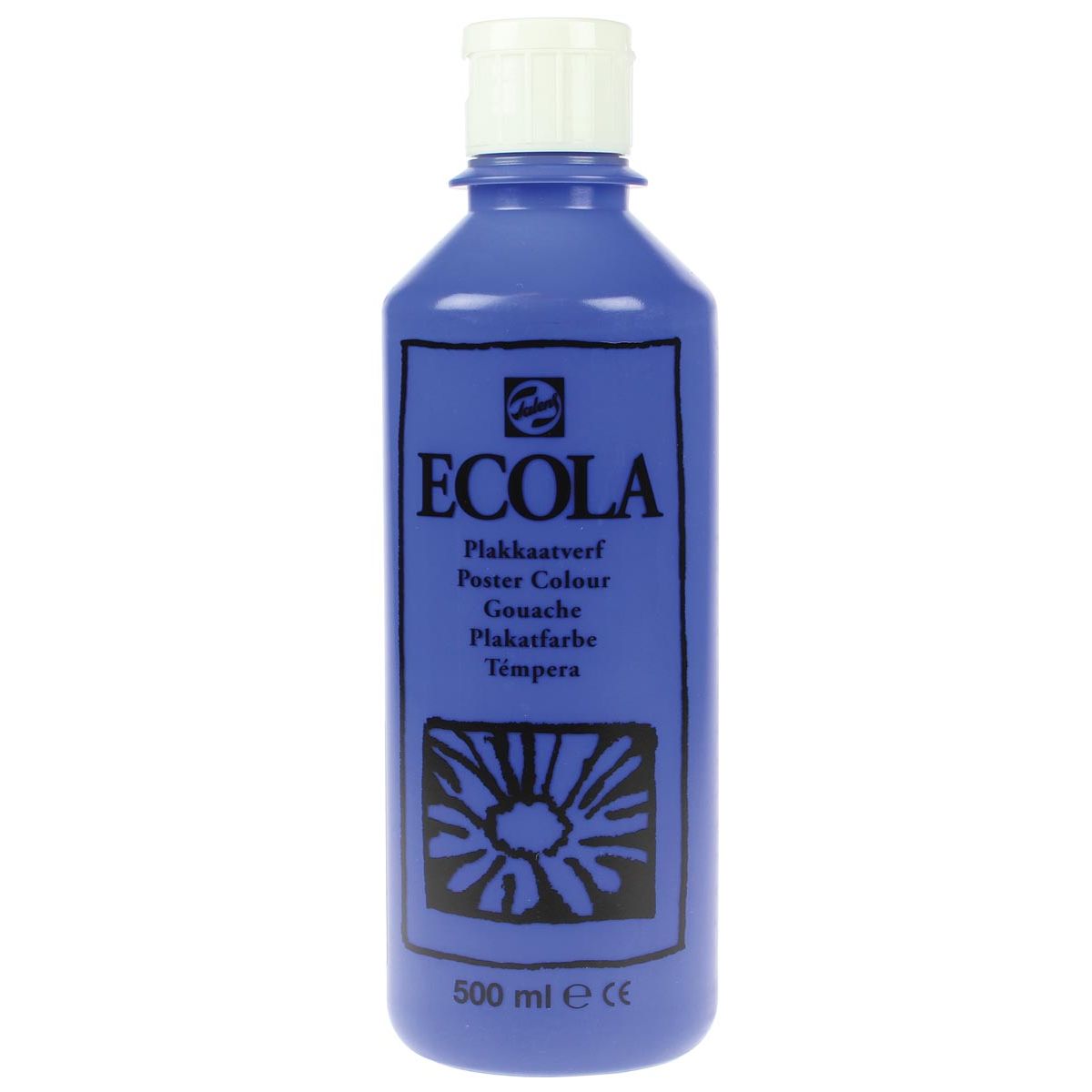 Talens - Ecola Gouache 500 ml Flasche, dunkelblau