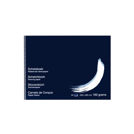 Papyrus - Carnet de croquis 240x320mm 160gr 24 feuilles | 10 pièces