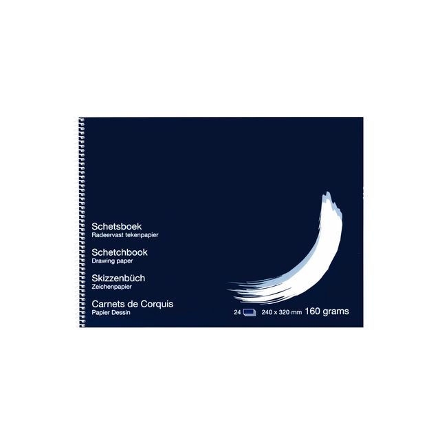 Papyrus - Carnet de croquis 240x320mm 160gr 24 feuilles | 10 pièces