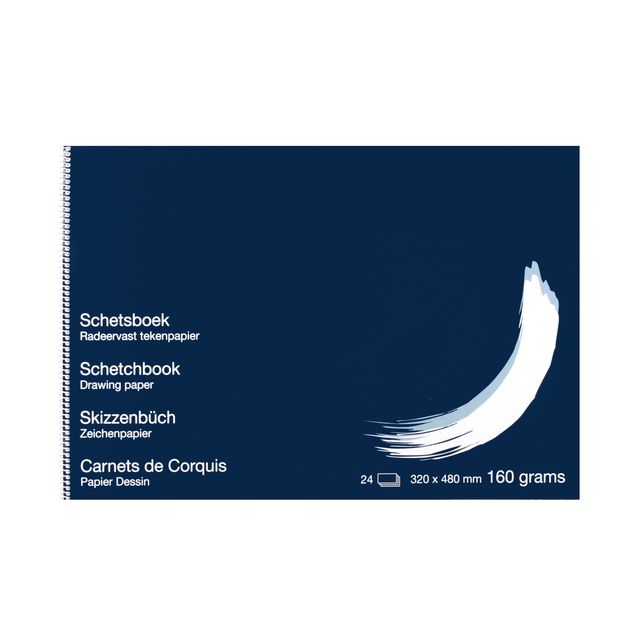 Papyrus - Carnet de croquis 320x480mm 160gr 24 feuilles