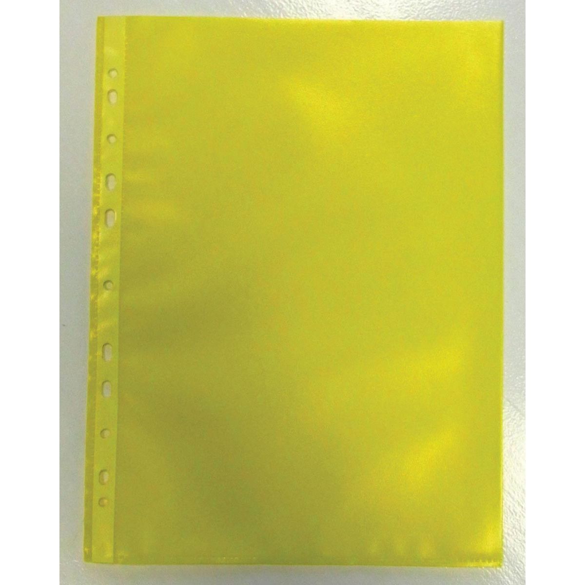 Bronyl -  Geperforeerde showtas, geel, pak van 50