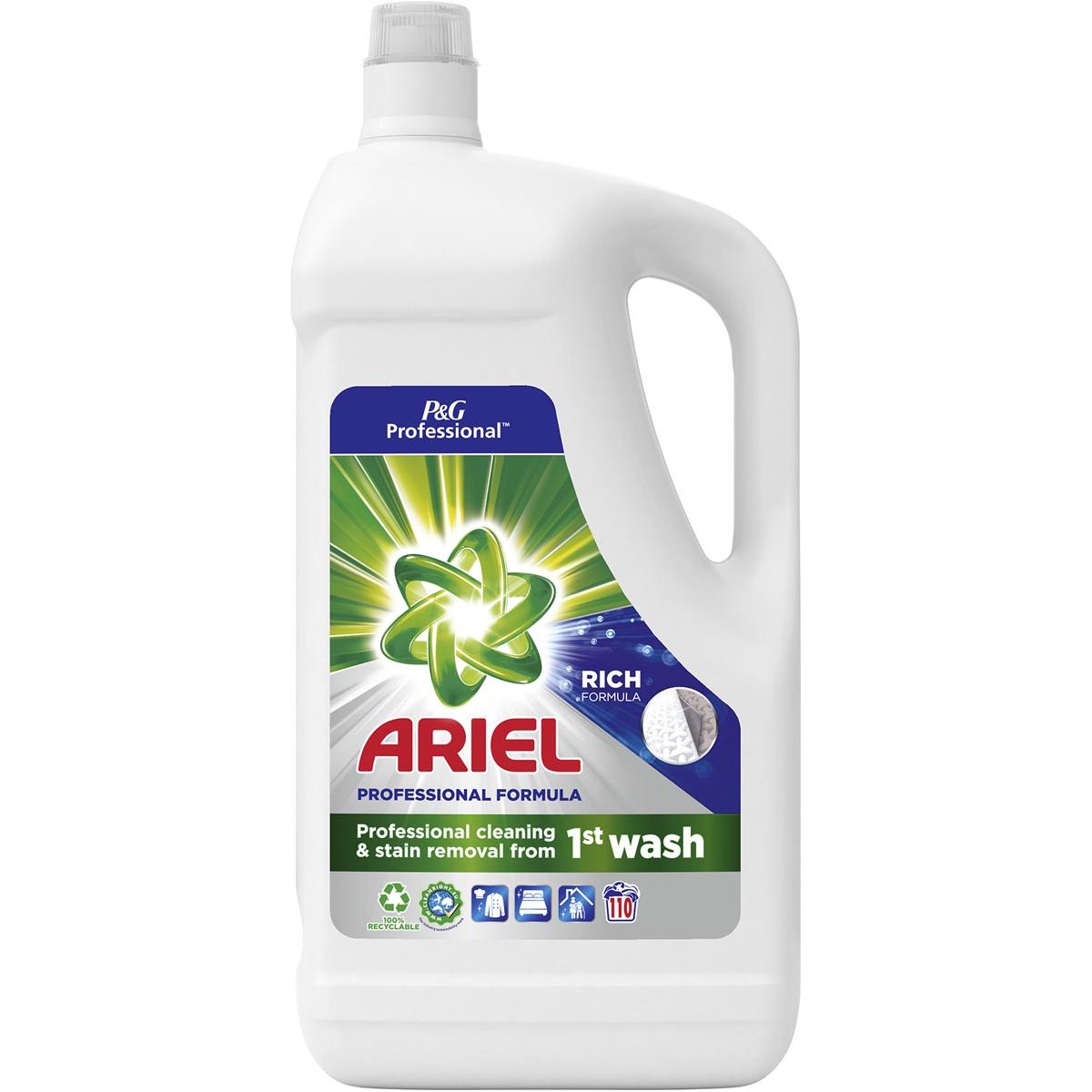 Ariel - vloeibaar wasmiddel Regular, 110 wasbeurten, flacon van 4,95 liter