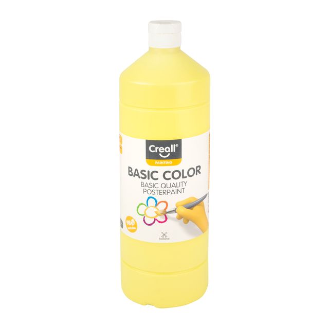 Creall -  Plakkaatverf  basic lichtgeel 1000ml