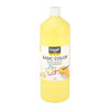 Creall - Peinture pour affiches jaune clair basique 1000ml | 6 pièces