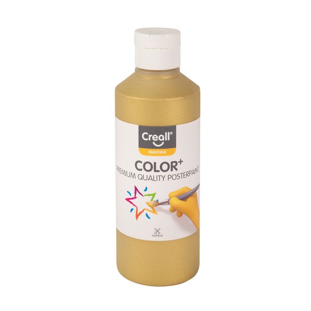 Creall -  Plakkaatverf  goud 250ml | 6 stuks