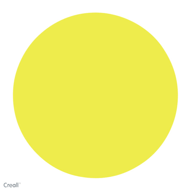 Creall - Peinture pour affiches jaune fluo 250ml | 6 pièces