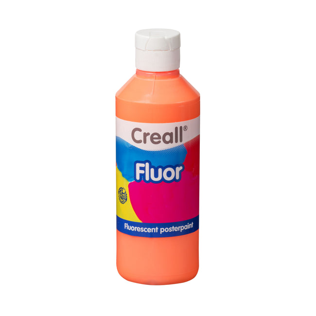Creall -  Plakkaatverf  fluor oranje 250ml