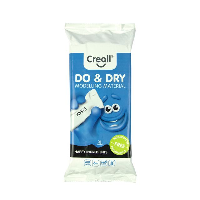Creall -  Klei  do+dry wit 1000gr | 12 stuks