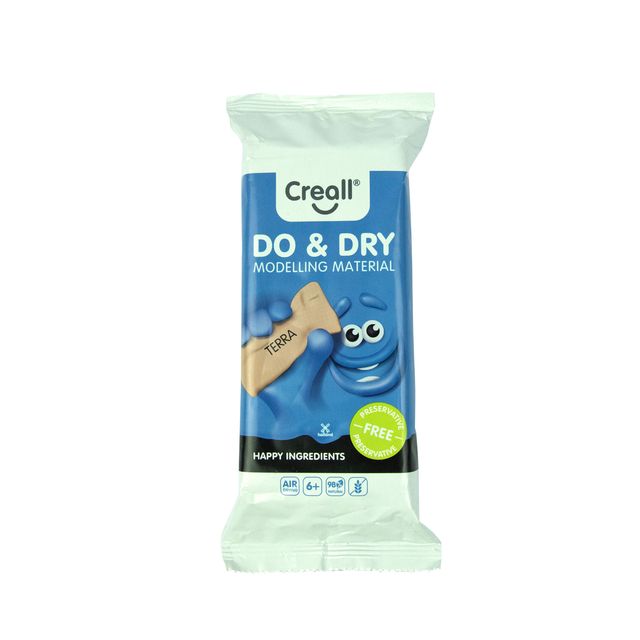 Creall -  Klei  do+dry terra 1000gr | 12 stuks