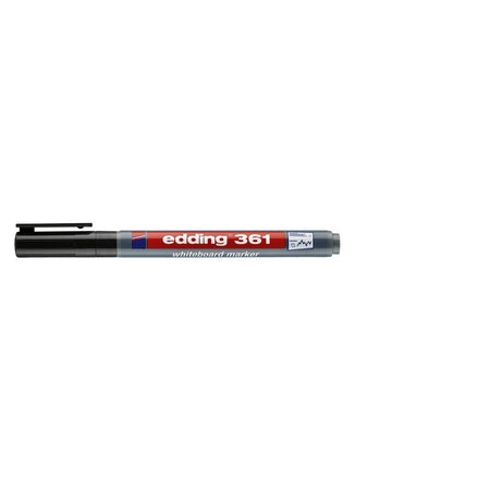 Edding - Marqueur pour tableau blanc 361 rond 1mm noir | 10 pièces