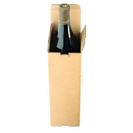 IEZZY - Carton d'expédition bouteille carton marron 90x90x360mm