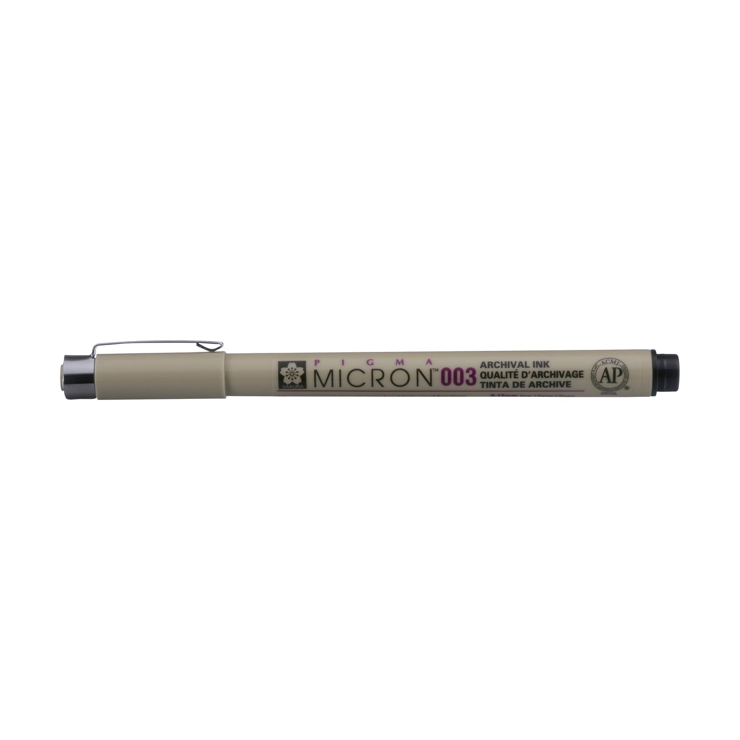 Sakura - Fineliner pigma micron 003 0.15mm noir