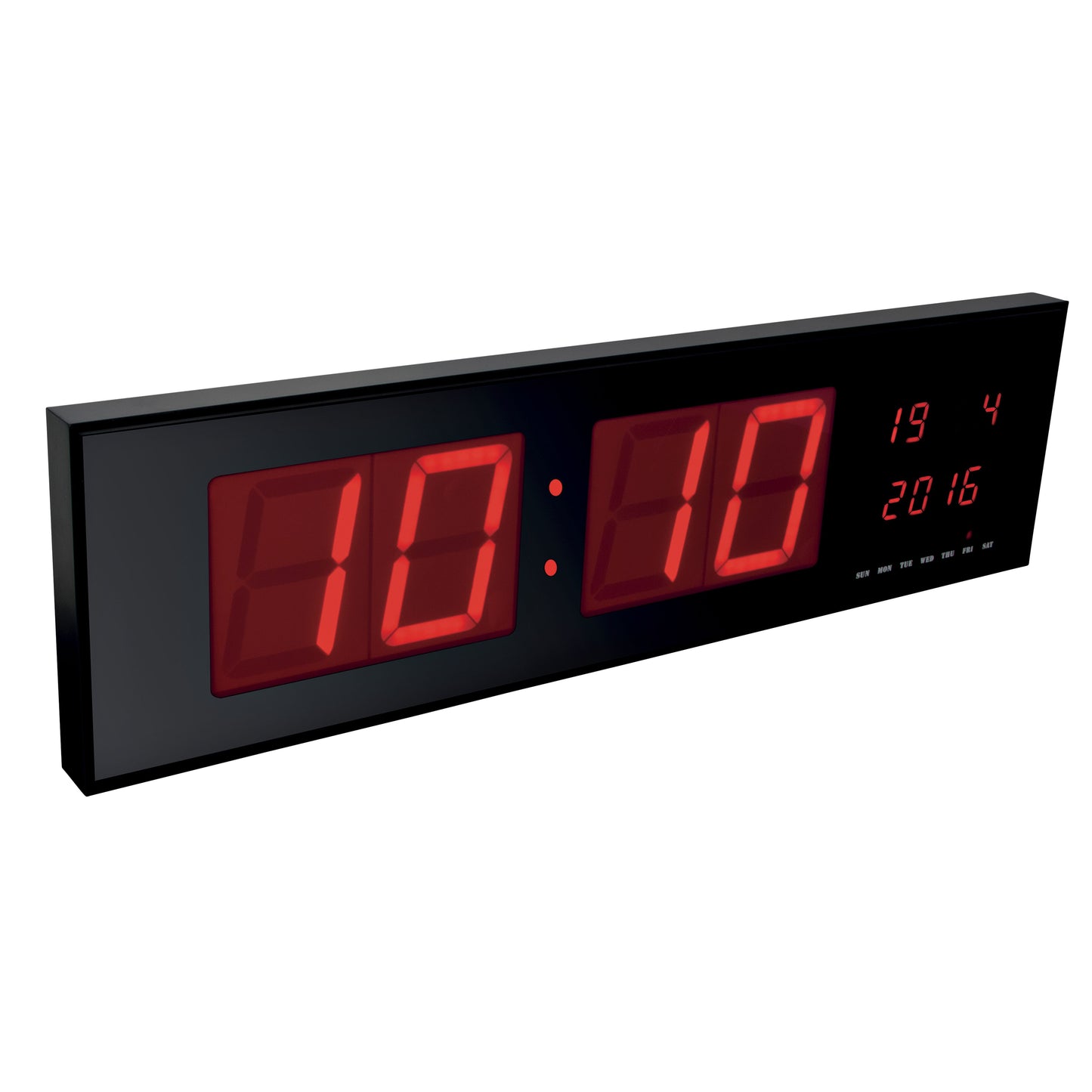 Perel - Horloge murale avec affichage LED