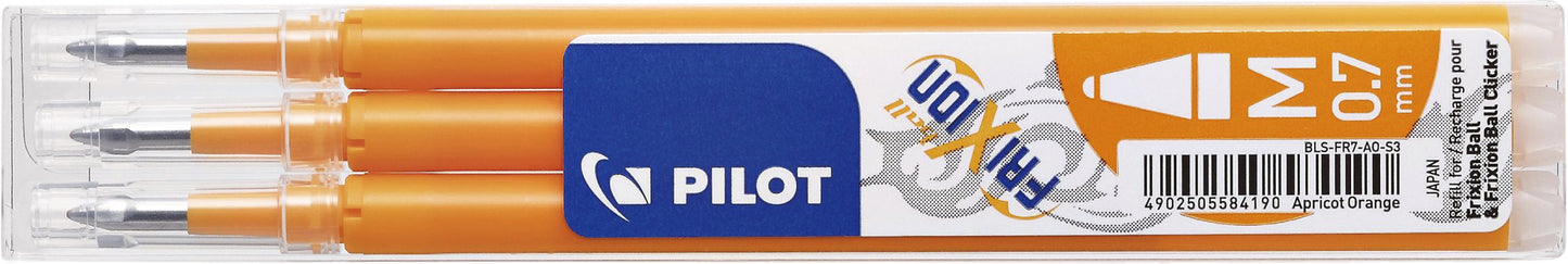 Pilot -  Rollerpenvulling  frixion bls-fr7 m abri or | 12 stuks