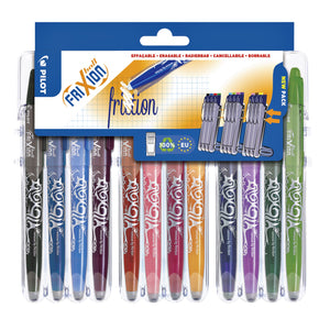 Pilot - Tintenroller friXion medium sortiert Set2Go à 12 Stück