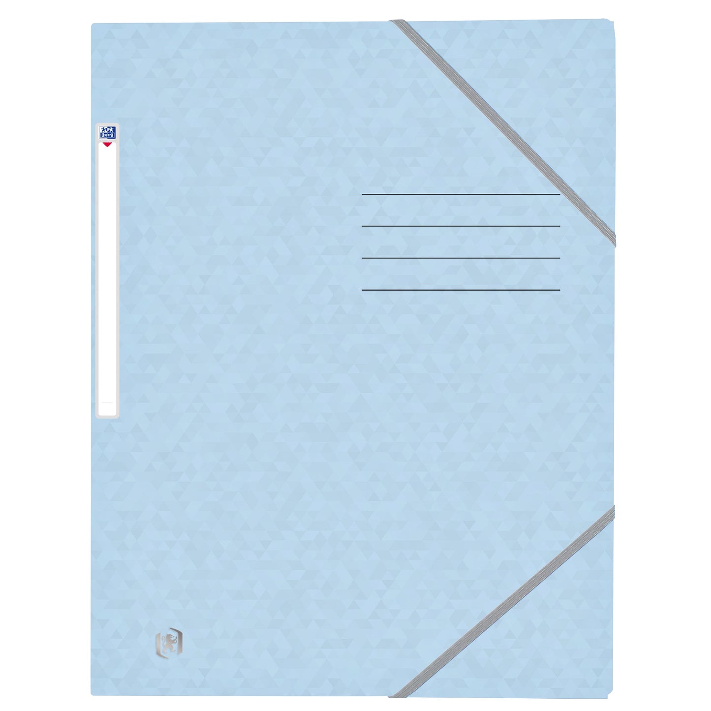 Oxford -  Elastomap  top file+ a4 pastel blauw | 10 stuks