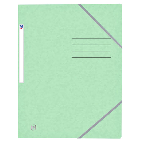 Oxford - Elastomap Top File+ A4 3 Klappen 390gr pastellgrün