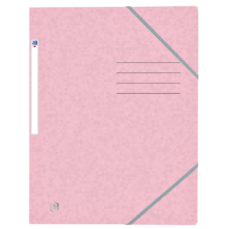Oxford -  Elastomap  top file+ a4 pastel roze