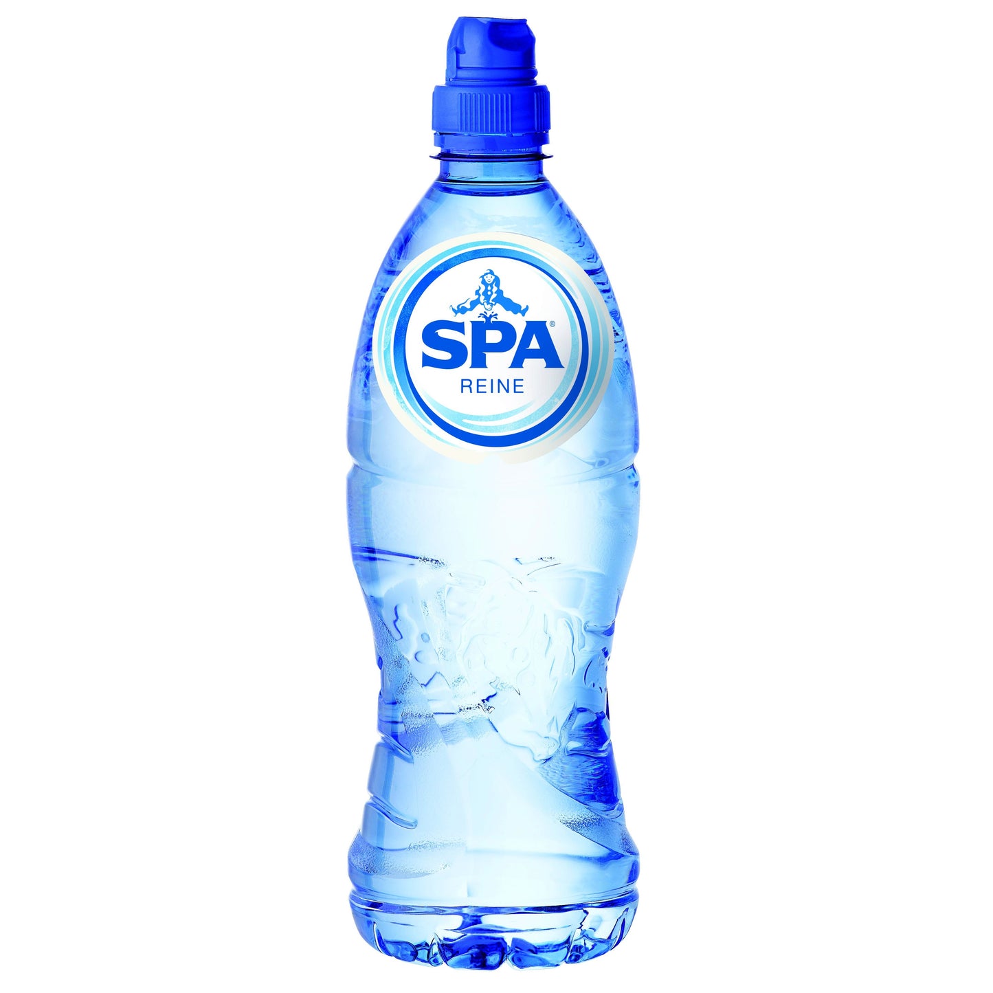 Spa - WaterReine PET-Flasche mit blauem Sportverschluss, 750 ml