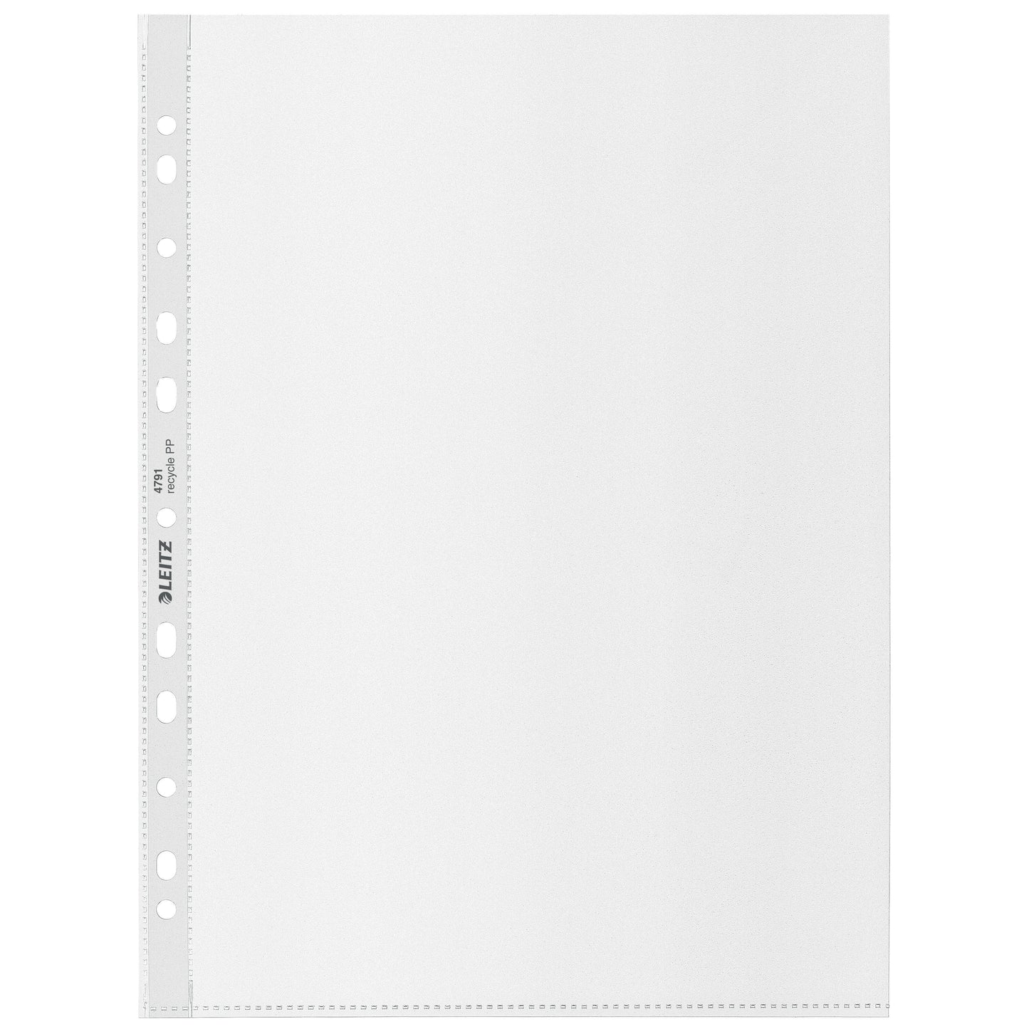 Leitz - Sac de présentation Recycle A4 11 trous PP 0,10mm transparent 25 pièces