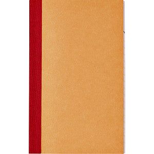 Quantore - Kasboek 135x83mm 1 colonne 72blz Oranje