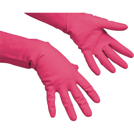 Vileda -  handschoenen Multi Purpose, latex, small, rood