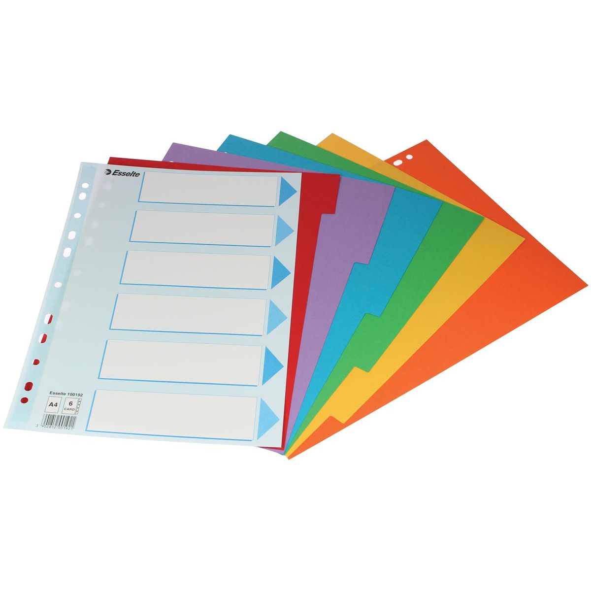 Esselte -  tabbladen 6 tabs