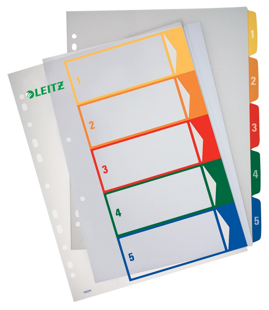 Leitz - PC printbare Project Indexen 5 tabs