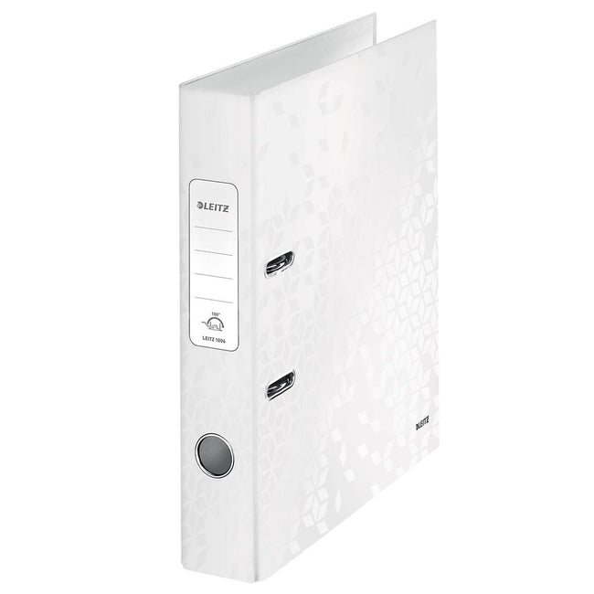 Leitz - Ordner Wow blanc, dos de 5 cm