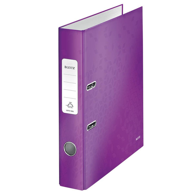 Leitz - Dossier WOW violet, dos de 5 cm