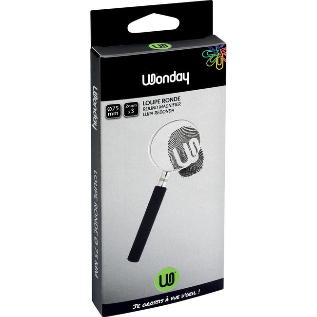 Wonday - Leselupe Durchmesser: 75 mm, 3-fache Vergrößerung, im Karton