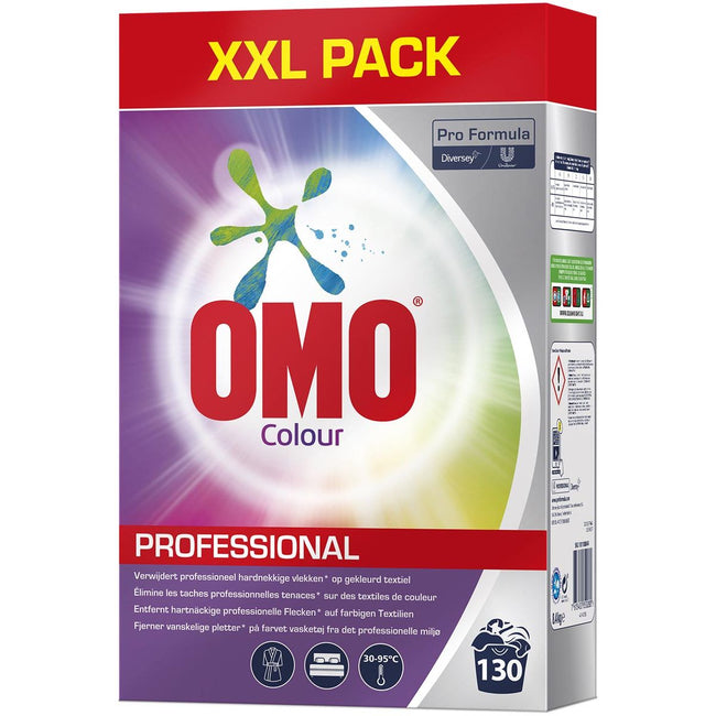 Omo -  Professional Pro Formula Colour waspoeder, XXL pak, 130 wasbeurten