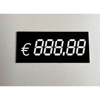 Klika - Digitalkarte 60x26 mm 888,88 € 10 Stk