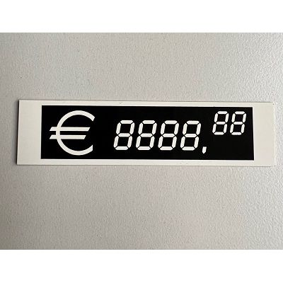 Klika - Digitalkarte 100x25mm 8888,88 € 10Stk