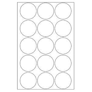 Herma - Etikett 2277 um 32 mm transparent 240 Stück