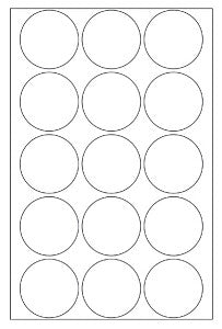 HERMA - Etiket 2277 rond 32mm transparant 240 stuks