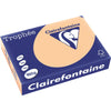 Clairefontaine -  Trophée tel, gekleurd papier, A4, 160 g, 250 vel, abrikoos