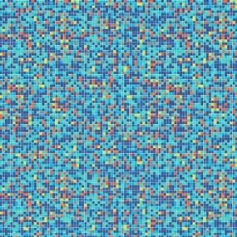 Klika -  Cadeaupapier Geschenkpapier Mosaic blue on white ribbed 30 cm