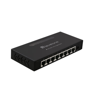 LEVEL ONE -  LevelOne GEU-0822 netwerk-switch Unmanaged Gigabit Ethernet (10/100/1000) Zwart